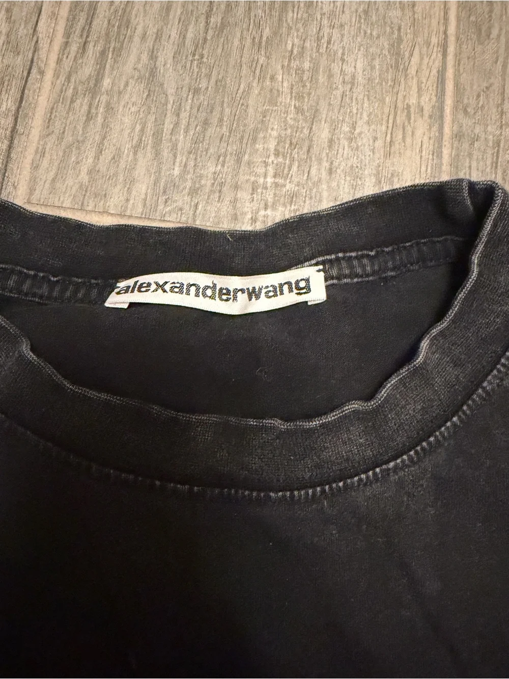 Alexander Wang acid wash tee